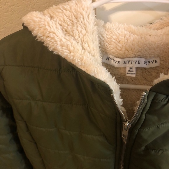 Faux fur Olive jacket - Picture 7 of 7